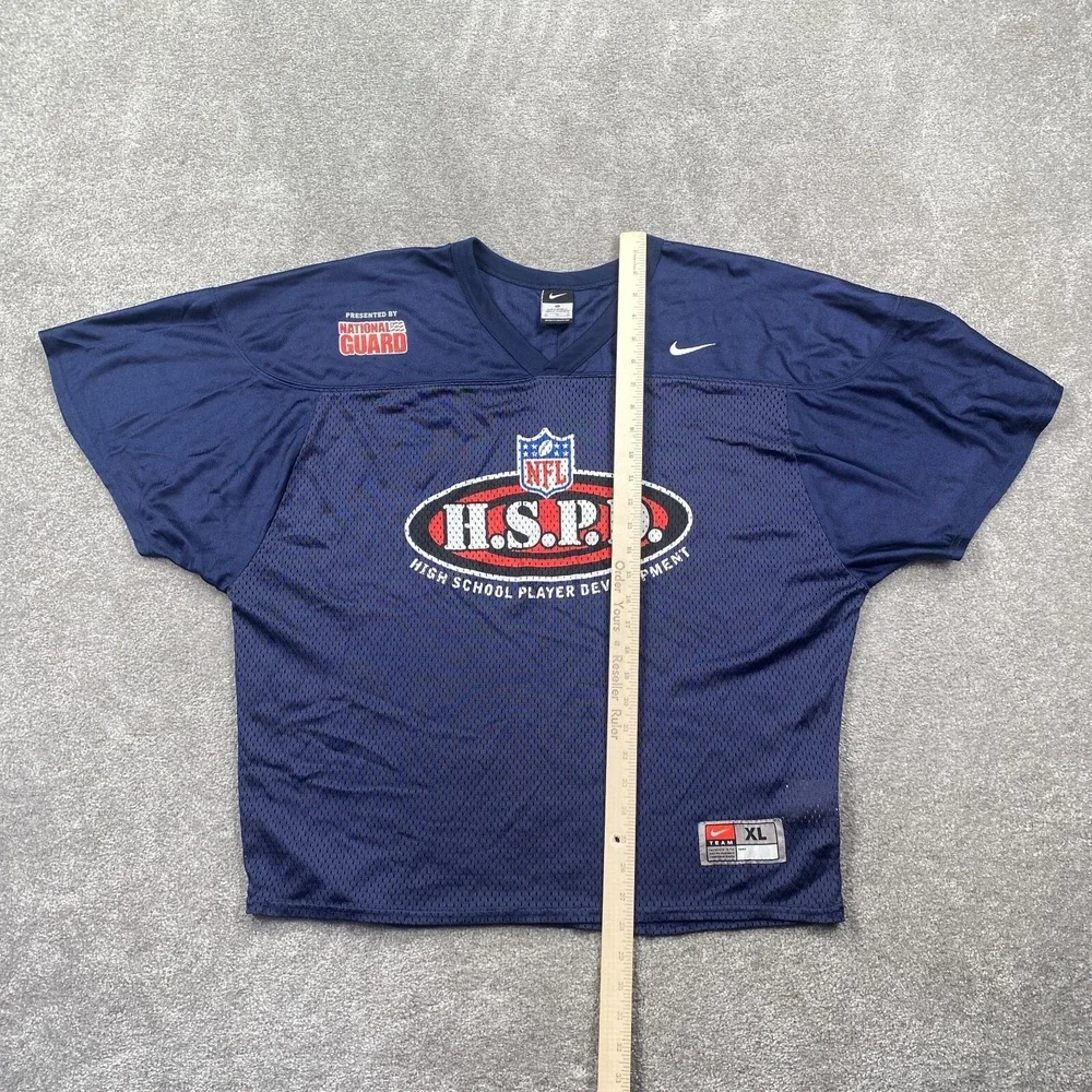 NFL Football High School Player Development Jersey Nike Men's Size‎ XL Navy Blue